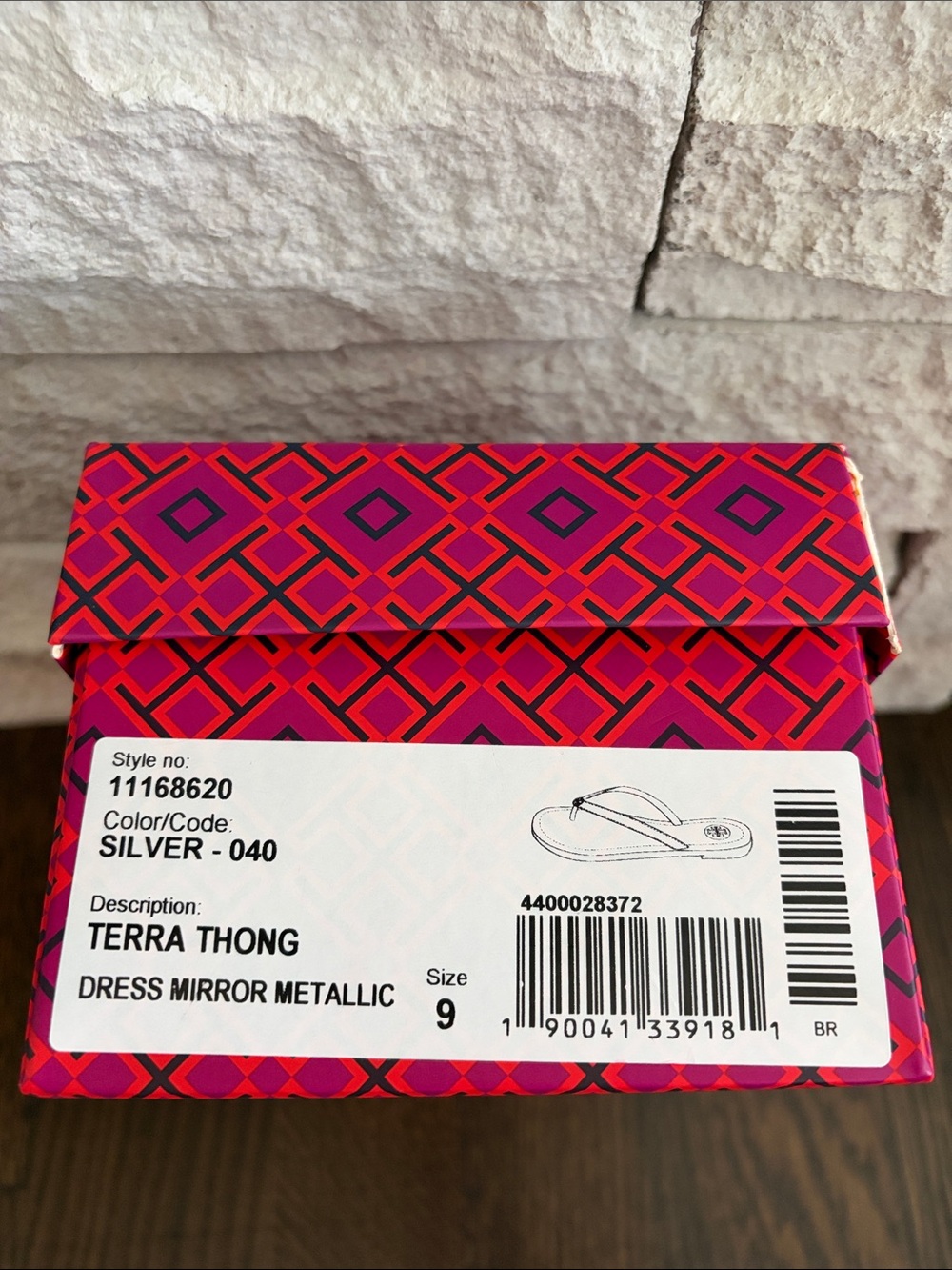 Tory Burch Terra Thong - Silver - Picture 6 of 6